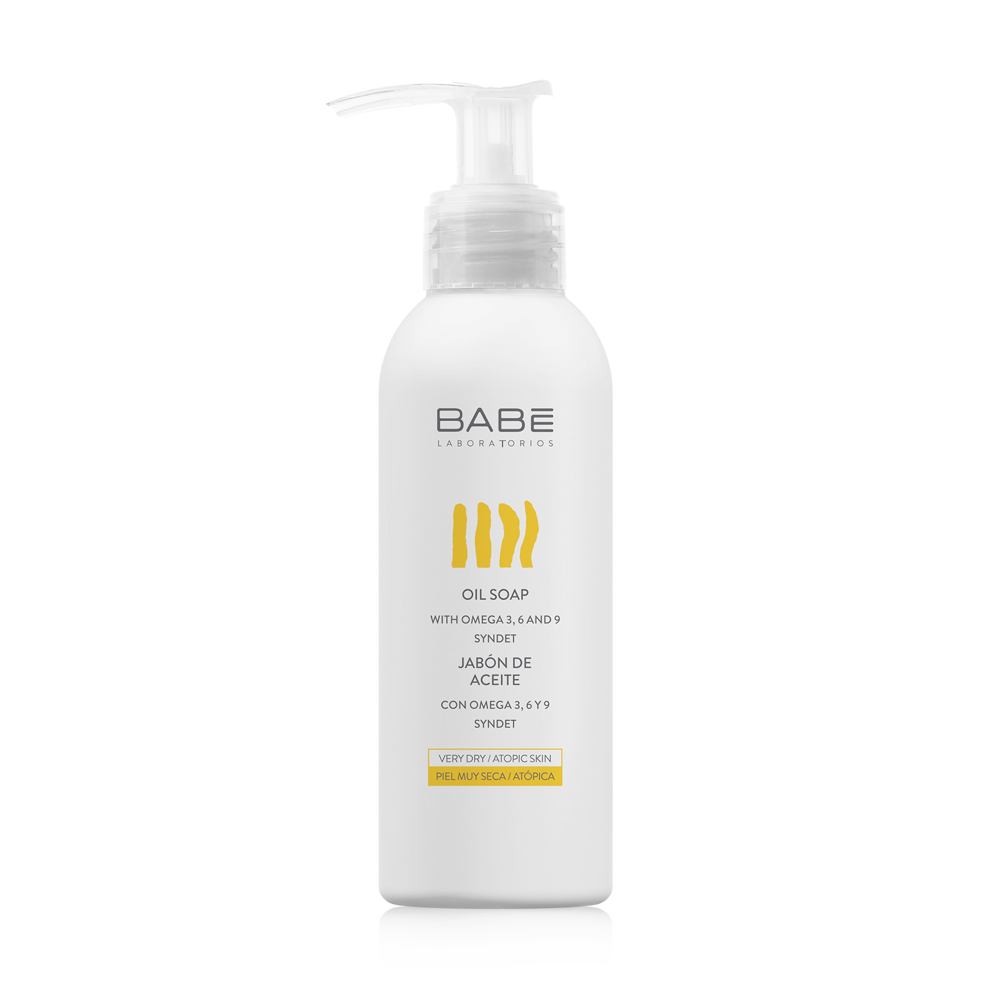 Олійне мило для душу BABE Laboratorios Oil Soap для дуже сухої та атопічної шкіри, 100 мл